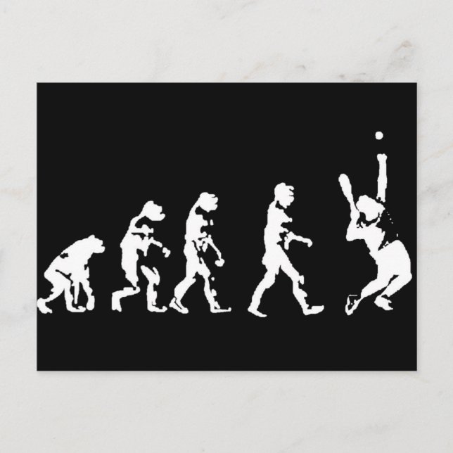 Tennis Design Postkarte (Vorderseite)