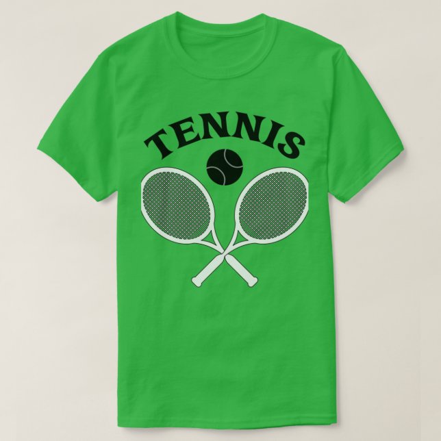 Tennis Design Racket Ball T T-Shirt (Design vorne)