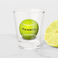 Tennis Design Shot Glass Schnapsglas
