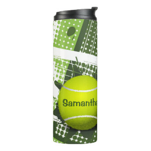 Tennis Design Thermal Tumbler Thermosbecher
