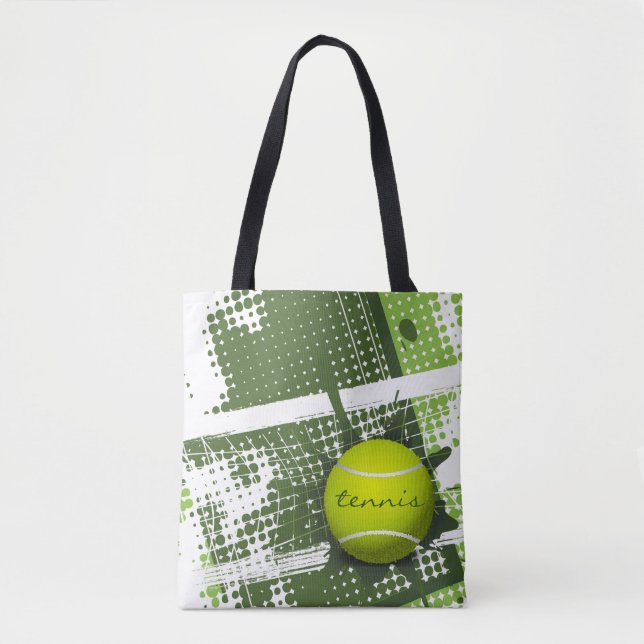 Tennis Design Tote Bag (Vorderseite)