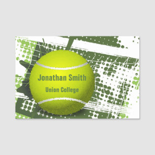 Tennis-Designname Tag Namensschild