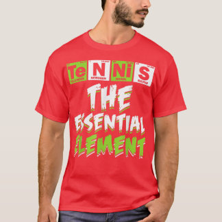 Tennis die entscheidende Rolle der Tennisspielkuns T-Shirt