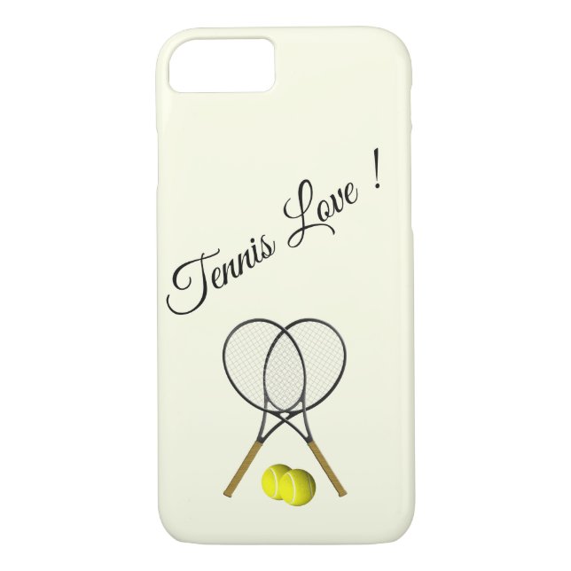 Tennis Doubles Cream Case-Mate iPhone Hülle (Rückseite)