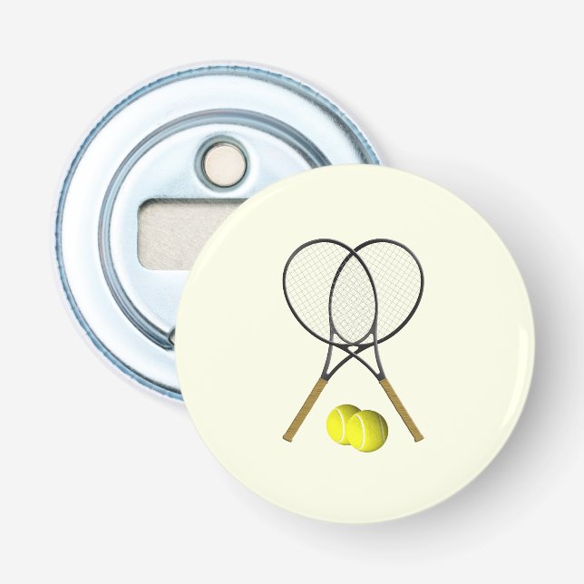 Tennis Doubles Cream Flaschenöffner (Vorderseite)