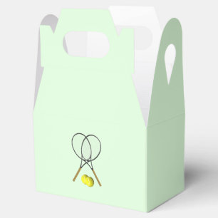 Tennis Doubles Green Geschenkschachtel