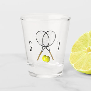 Tennis Doubles Schnapsglas