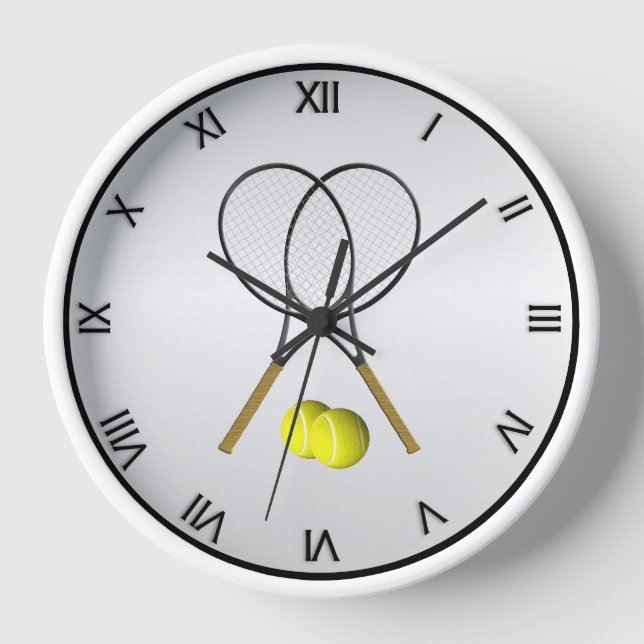 Tennis Doubles Silver Uhr (Vorderseite)