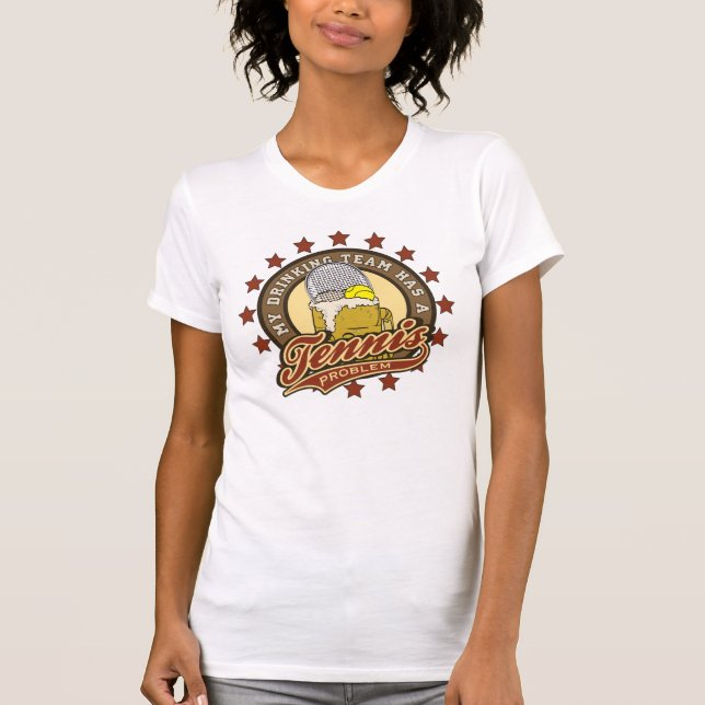 Tennis Drining Team T-Shirt (Vorderseite)