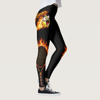Tennis En Fuego - Ein Team Platypus Design. Leggings
