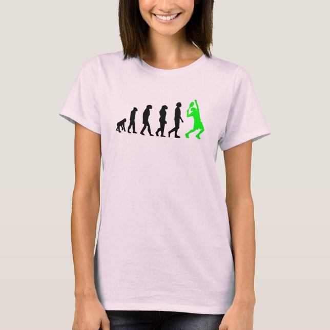Tennis-Evolution T-Shirt (Vorderseite)