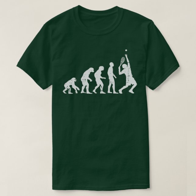 Tennis Evolution Trainer Männer Frauen Kinder T-Shirt (Design vorne)