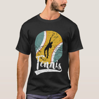 Tennis Evolution Trainer Tennis Player Mens hobby T-Shirt