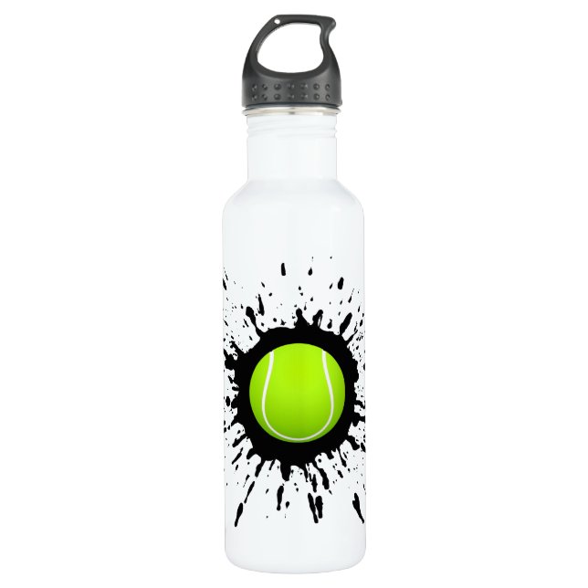 Tennis-Explosion Trinkflasche (Vorderseite)