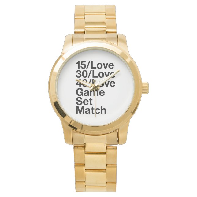 TENNIS Fan Armbanduhr (Vorderseite)