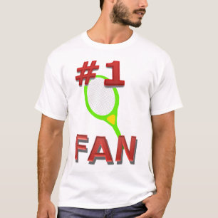 Tennis-Fan der Nr.-1 T-Shirt