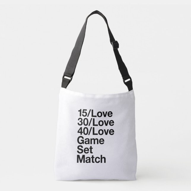 TENNIS Fan Tragetaschen Mit Langen Trägern (Vorderseite)