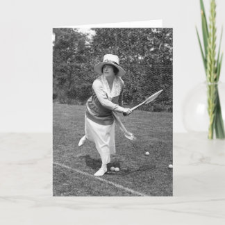 Tennis Fashion Anfang der 1900er Jahre Karte