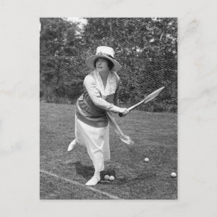 Tennis Fashion Anfang der 1900er Jahre Postkarte