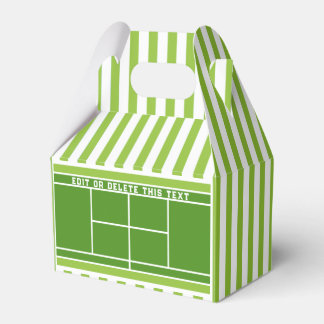 Tennis Favor Box Geschenkschachtel