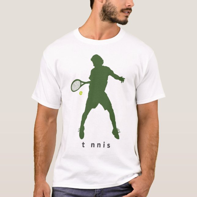 Tennis Forehand t Shirt (Vorderseite)
