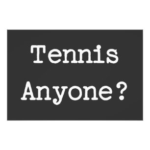 Tennis Fotodruck