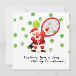 Tennis Frohe Weihnachten mit dem Weihnachtsmann