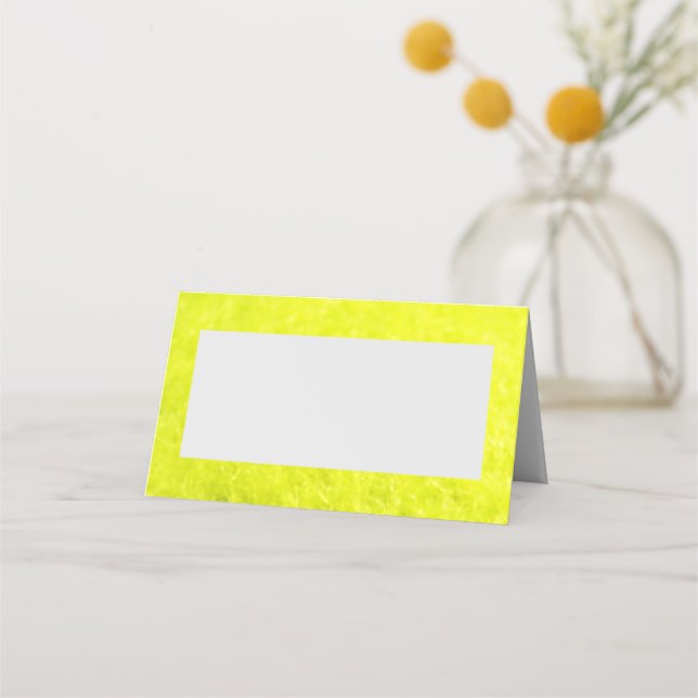 Tennis Fuzzies Platz oder Tafelkarte Platzkarte (Vorderseite)