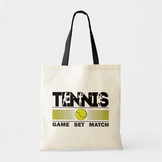 Tennis Game Set Match Tragetasche (Vorne)