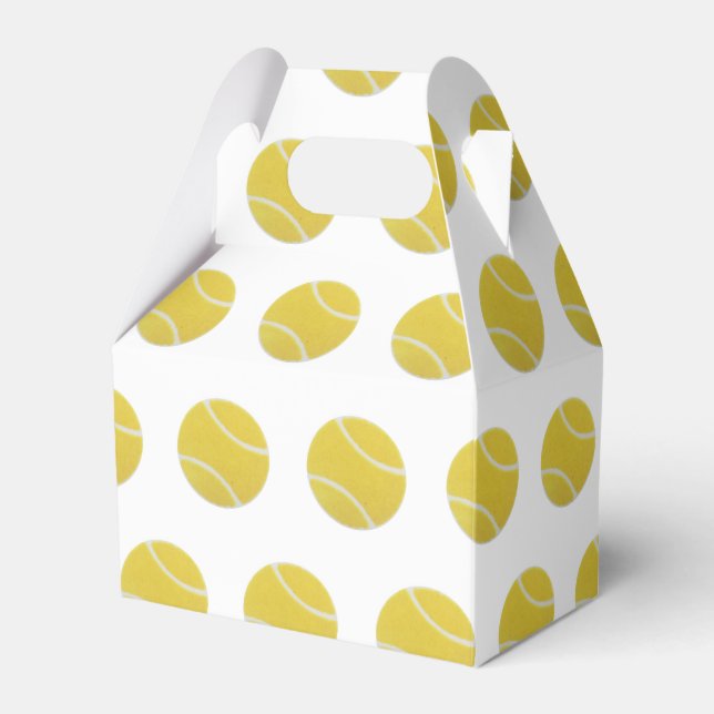 Tennis Gastgeschenk Box Geschenkschachtel (Vorderseite)