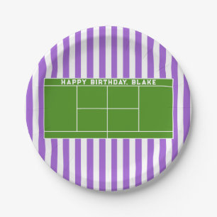 Tennis-Geburtstagsfeier Pappteller