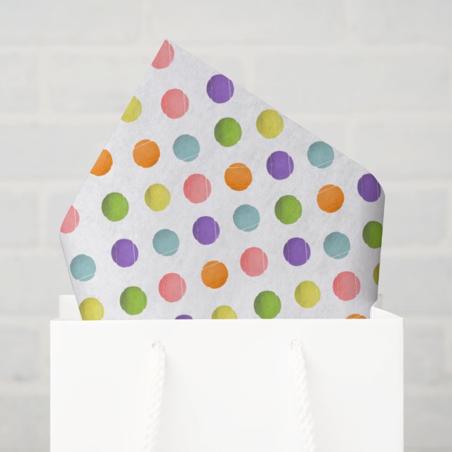 Tennis-Geschenk Seidenpapier (Geschenktüte)