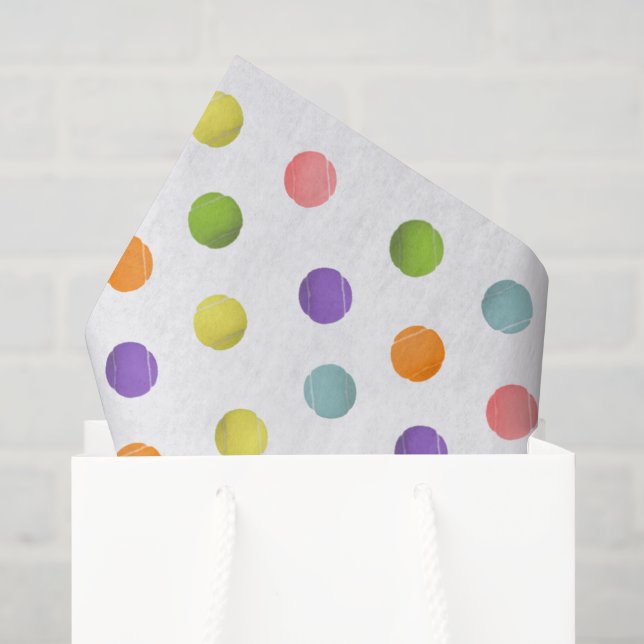 Tennis-Geschenk Seidenpapier (Geschenktüte)