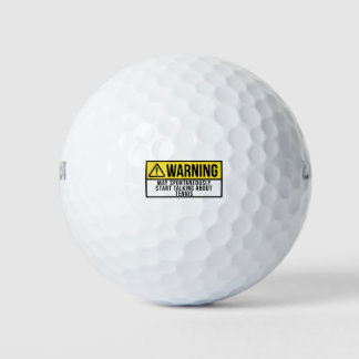 Tennis-Geschenk - Tennis-Player Sonniges Sprichwor Golfball