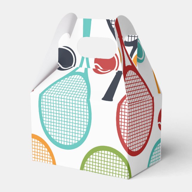 Tennis-Geschenkboxen für Tennis-Party Geschenkschachtel (Vorderseite)