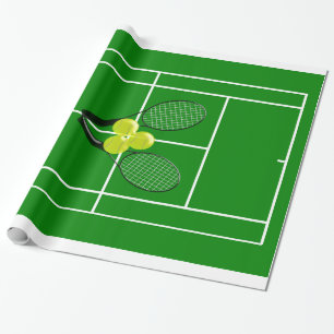 Tennis Geschenkpapier