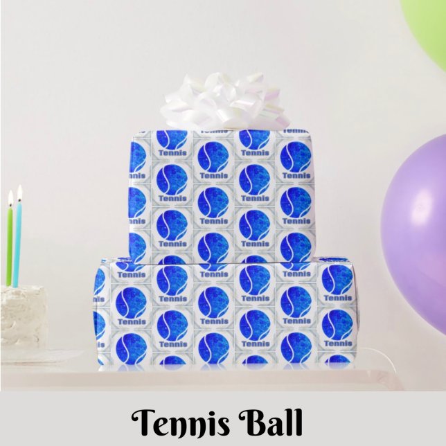Tennis-Geschenkpapier Geschenkpapier (Von Creator hochgeladen)
