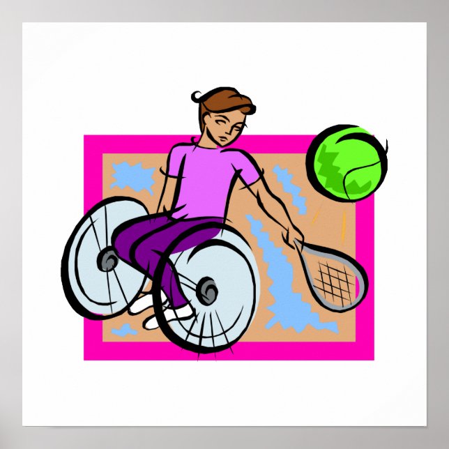 Tennis Girl Poster (Vorne)