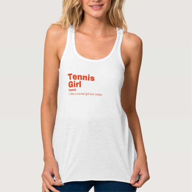 Tennis Girl - Tennis Tank Top (Vorderseite)