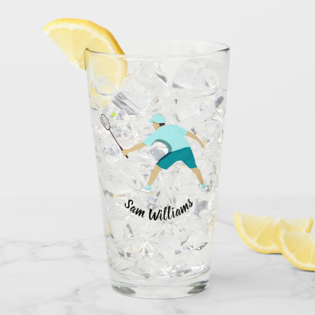 Tennis Glas (Vorderseite Ice)