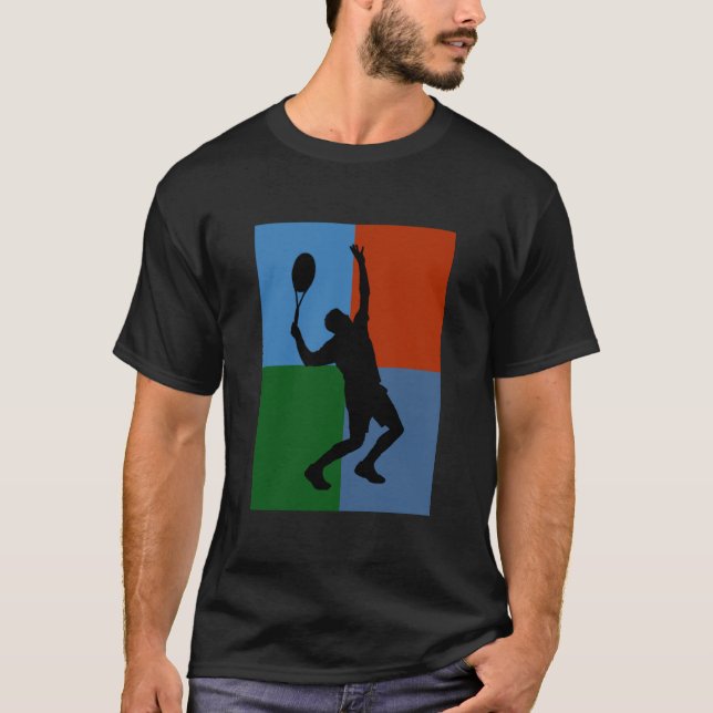 Tennis Grand Slam Courts T-Shirt (Vorderseite)