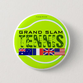 Tennis-Grand Slam-Knopf Button