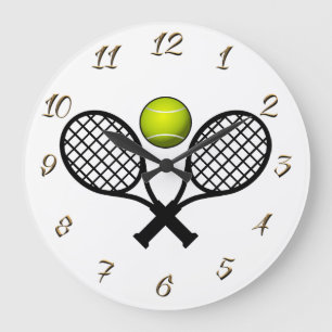 Tennis Große Wanduhr