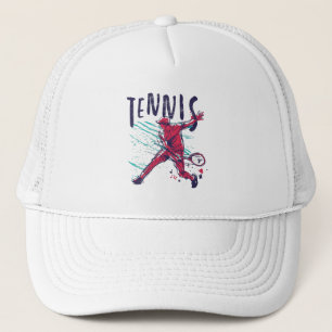 Tennis Grunge Color Truckerkappe