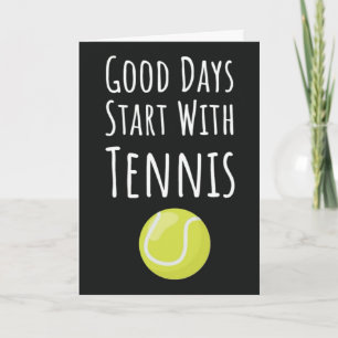 Tennis Grußkarten für den Sportspielerflieger Love Karte