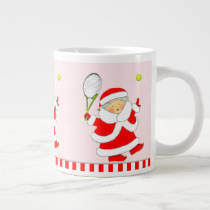 Tennis Holiday Geschenk Jumbo-Tasse