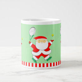 Tennis Holiday Geschenk Jumbo-Tasse