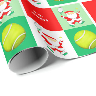 Tennis Holiday Geschenkpapier