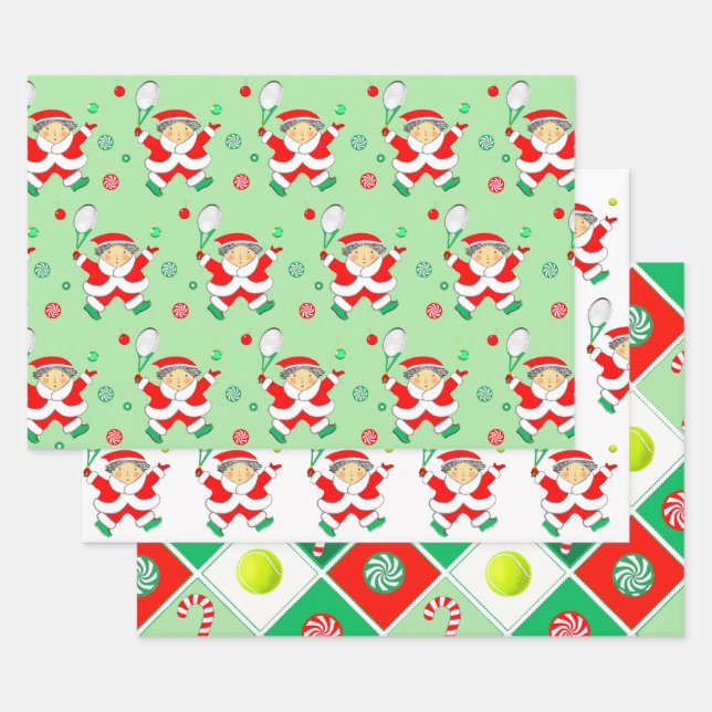 Tennis Holiday Geschenkpapier Set (Set)