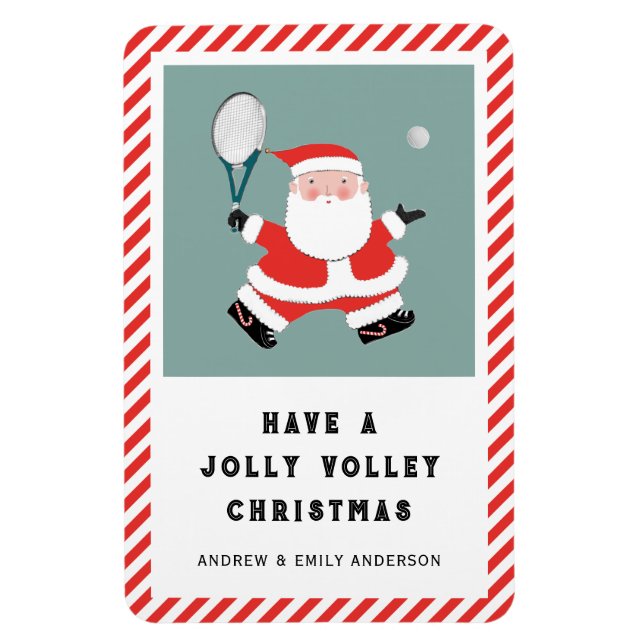 Tennis Holiday Gift Card Magnet (Vertikal)